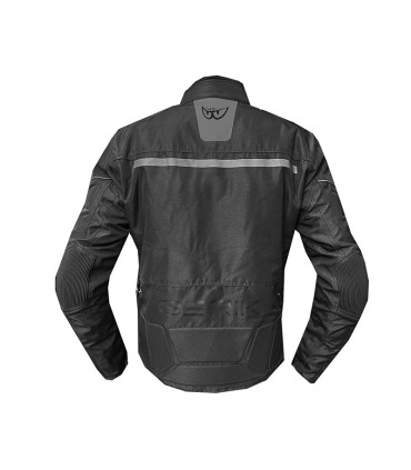 Giacca moto Berik Nylon nero