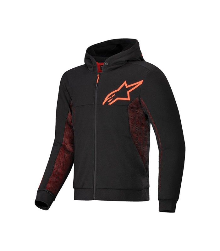 Felpa moto Alpinestars Chrome Air Sport nero