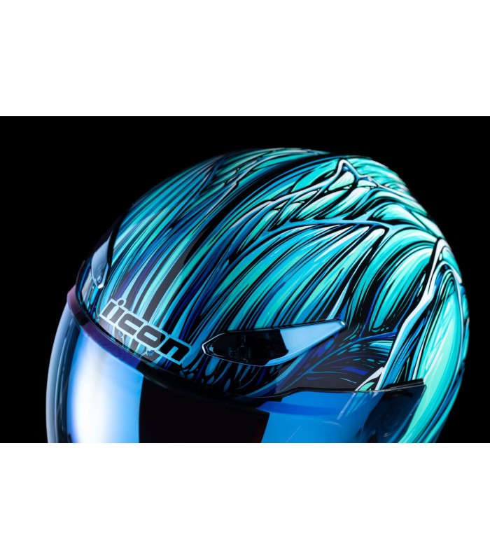 Casco Icon Domain Nouveau blu