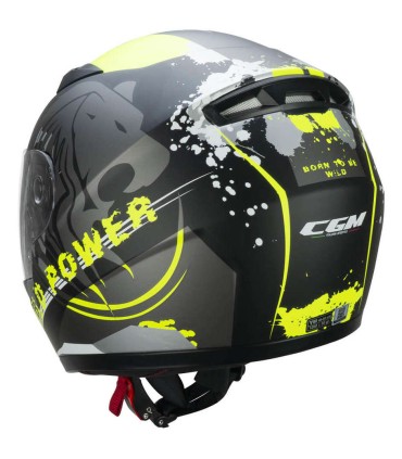 Casque enfant Cgm 265g LUCKY WILD noir jaune matt