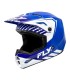 Motocross helm Fly Racing Kinetic Menace blau