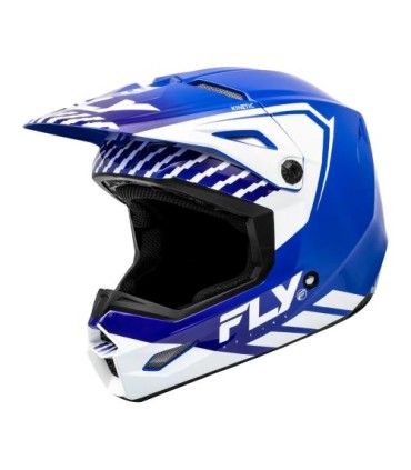 Motocross helm Fly Racing Kinetic Menace blau