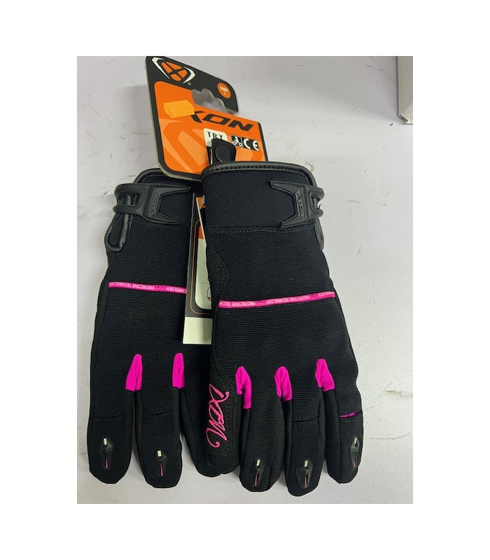 Guanti donna Ixon RS Dry 2 nero rosa