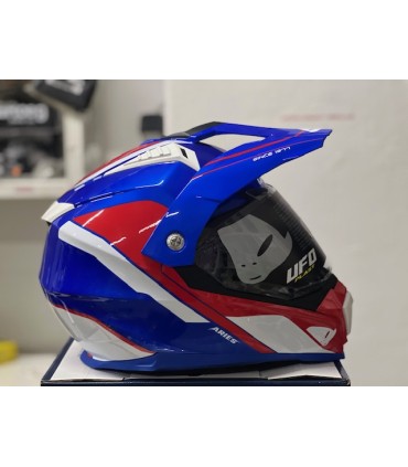 Casco Ufo Aries blu rosso
