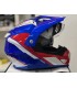 Casque Ufo Aries bleu rouge
