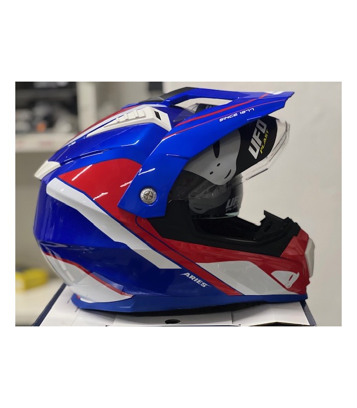 Ufo Aries blue red helmet
