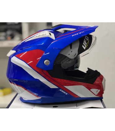 Casco Ufo Aries blu rosso