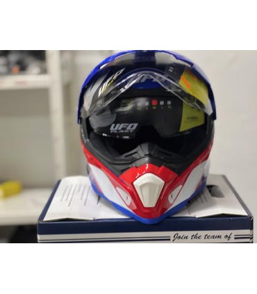 Casco Ufo Aries blu rosso