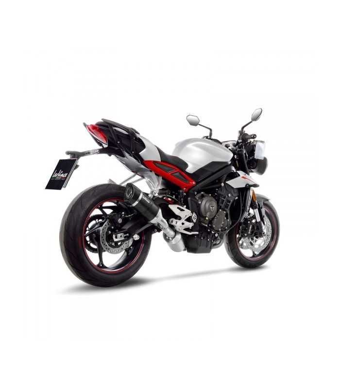 Leovince Triumph Street Triple 660 (2017-19) LV Pro Carbon Slip-On Endcap Carbon