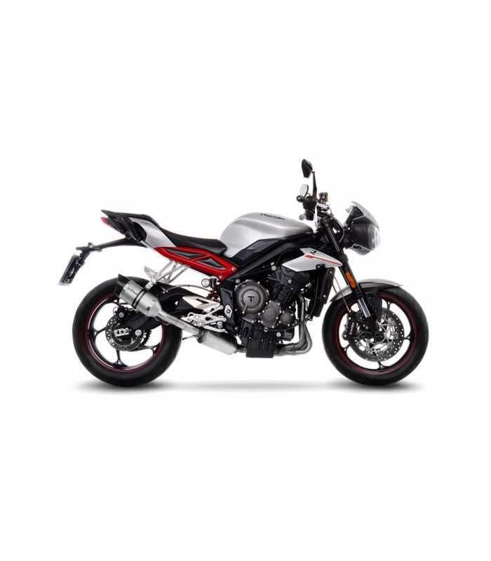 Leovince Triumph Street Triple 660 (2017-19) LV Pro inox Slip-On Endcap Carbon