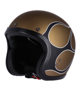 Jet 13 1/2 Skull Bucket FLAMES MATT GOLD
