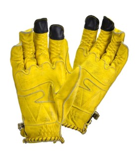 Guanti By City Second Skin giallo