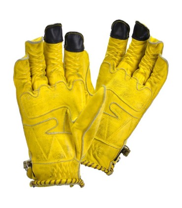 Guanti By City Second Skin giallo