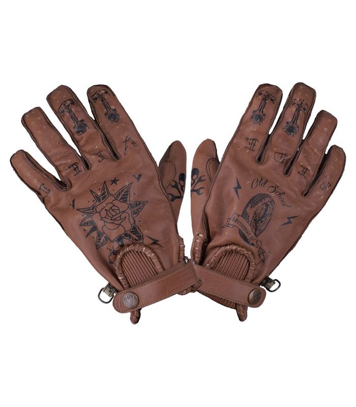 Handschuhe By City Second Skin Tatoo braun