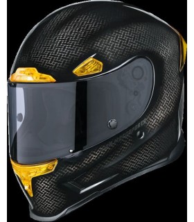 Casco integrale Icon Airframe Pro CARBON 4TRESS nero oro