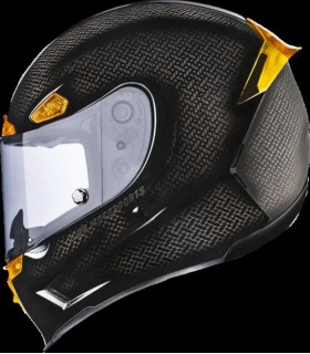 Casco integrale Icon Airframe Pro CARBON 4TRESS nero oro