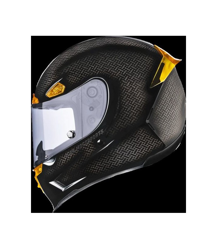 Helm Icon Airframe Pro Carbon 4TRESS schwarz gold