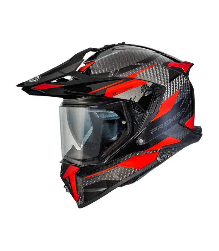 Casco Premier Discovery carbon EA 2 rosso