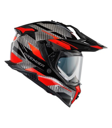Casque Premier Discovery carbon EA 2 rouge