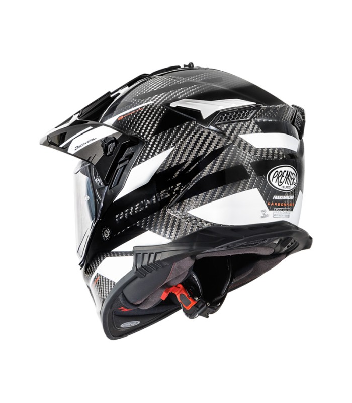 Premier Discovery Carbon EA 8 white helmet
