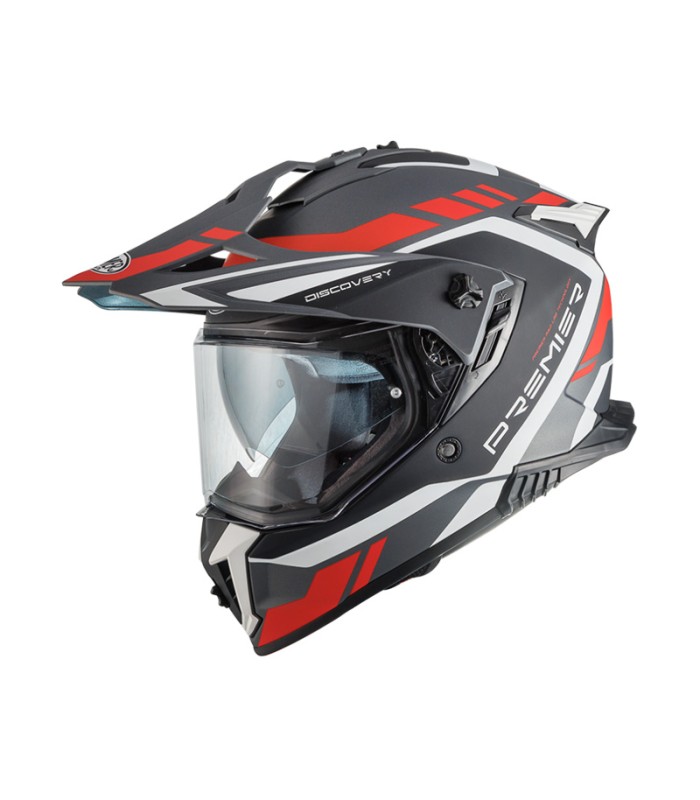 Helm Premier Discovery GL 17 Bm schwarz rot