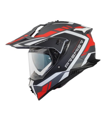 Helm Premier Discovery GL 17 Bm schwarz rot