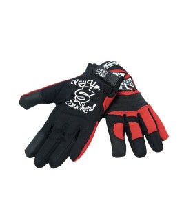 Gants WCC riding rouge
