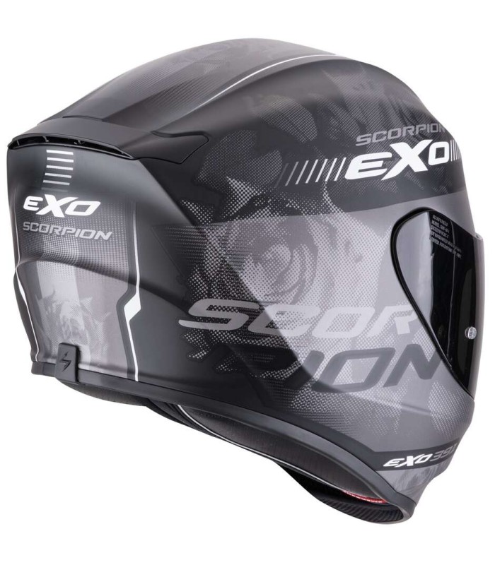 Casco moto Scorpion Exo 391 Ava nero opaco argento