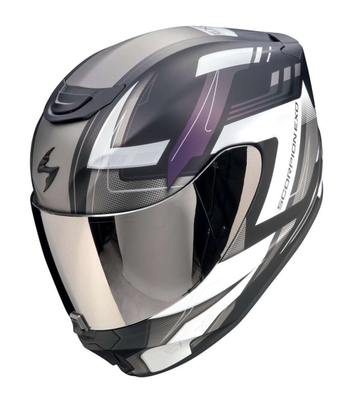 Casco moto Scorpion Exo 391 Captor nero opaco