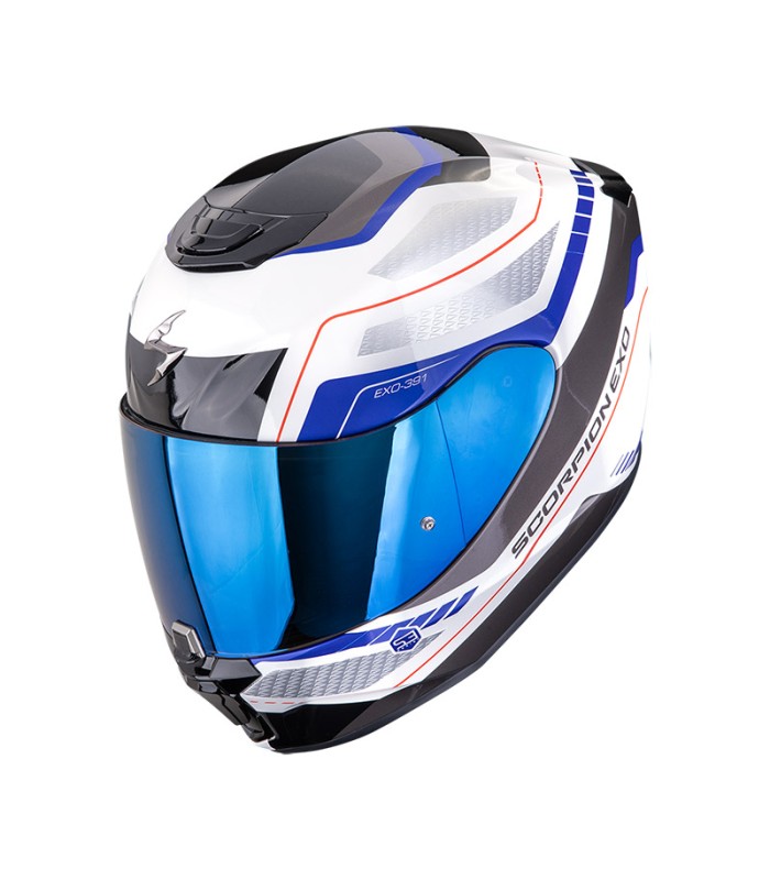 Casco moto Scorpion Exo 391 Leo bianco