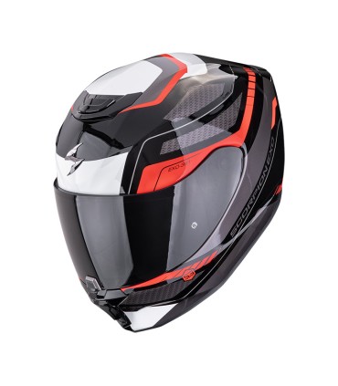 Motorrad helm Scorpion Exo 391 Leo rot