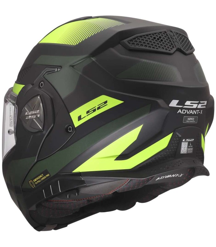 LS2 FF901 Advant X Nova black yellow helmet