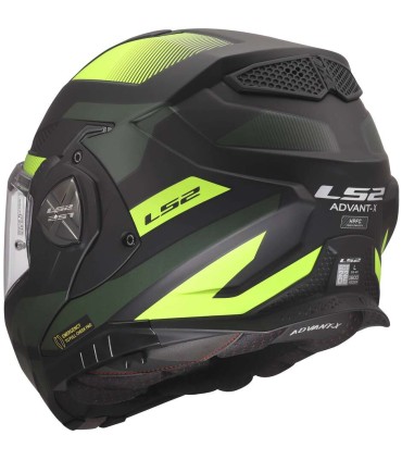 LS2 FF901 Advant X Nova black yellow helmet