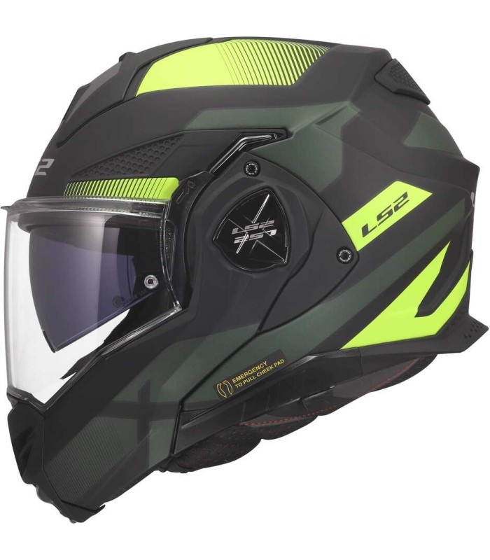 Casque LS2 FF901 Advant X Nova noir jaune