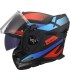 Casque LS2 FF901 Advant X Nova noir rouge bleu
