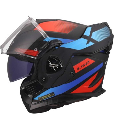 Casco LS2 FF901 Advant X Nova nero rosso blu