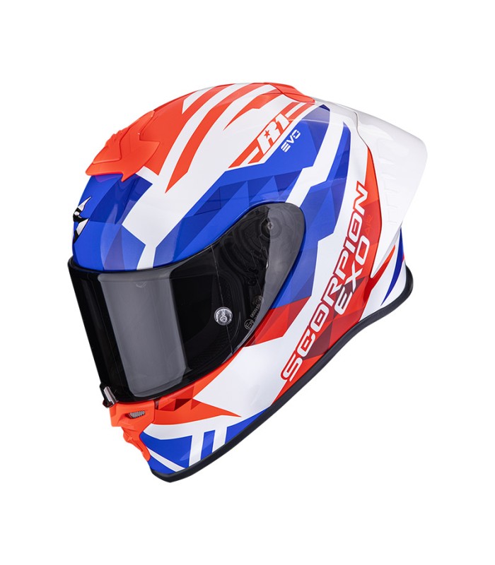 Casco Scorpion Exo R1 Evo 2 Air Valere blu rosso