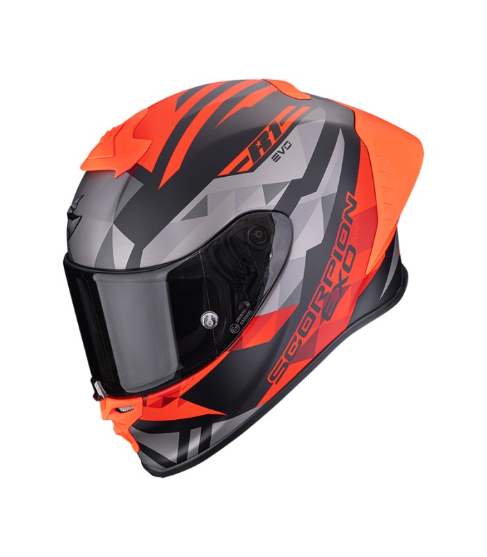 Casco Scorpion Exo R1 Evo 2 Air Valere rosso opaco