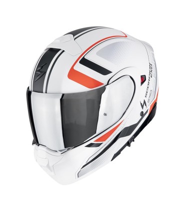 Casque modulaire Scorpion Exo-930 Ardens blanc matt