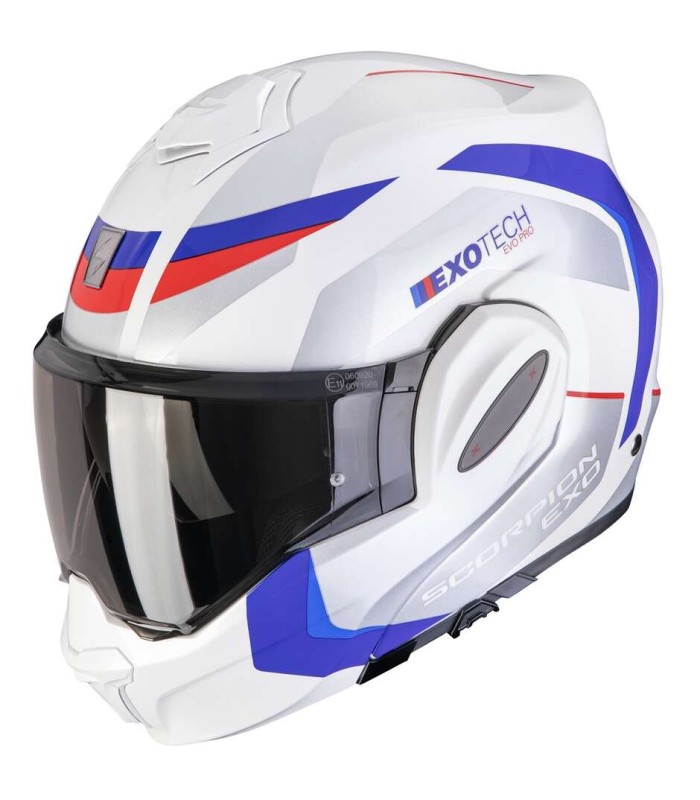 Scorpion Exo Tech Evo Pro Acuti white helmet