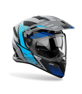 Casco Airoh Bandit Spicy blu lucido