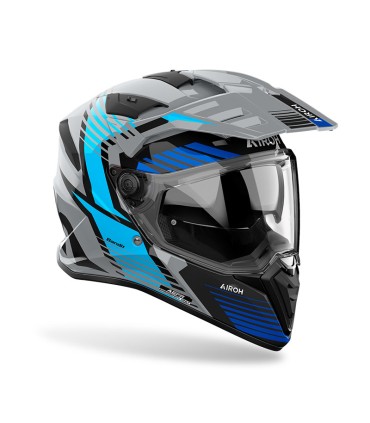 Casco Airoh Bandit Spicy blu lucido