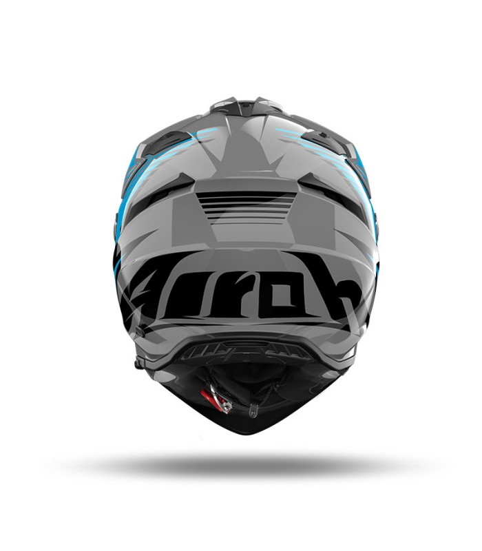 Casco Airoh Bandit Spicy blu lucido