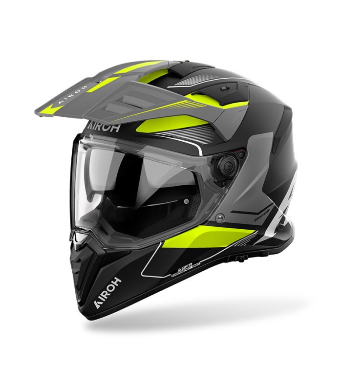 Casque Airoh Bandit Tune jaune matt