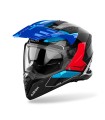 Casque Airoh Bandit Tune bleu rouge