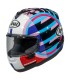 Casque Arai RX-7V EVO Spectre cyan