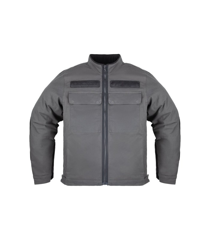 Jacke Icon Mototanker grau