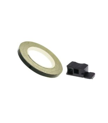 Autocollants jantes 7 mm pour moto e scooter noir