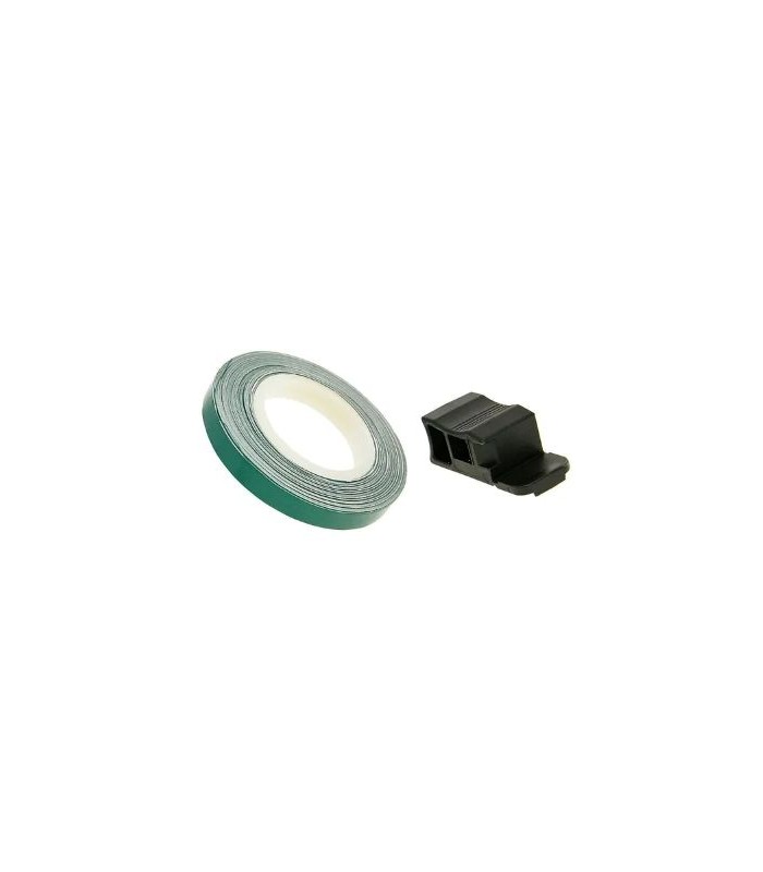 RIM TAPE 6M X 7 MM for motorcycle and scooter green