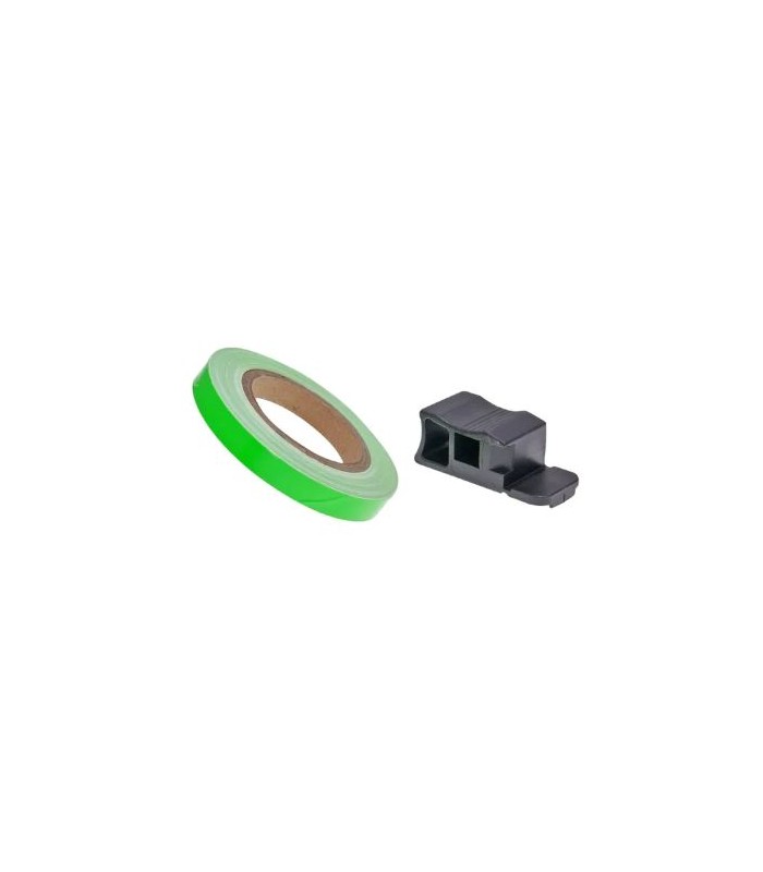 Breiten Felgenaufkleber lime 7 mm für motorrad und scooter